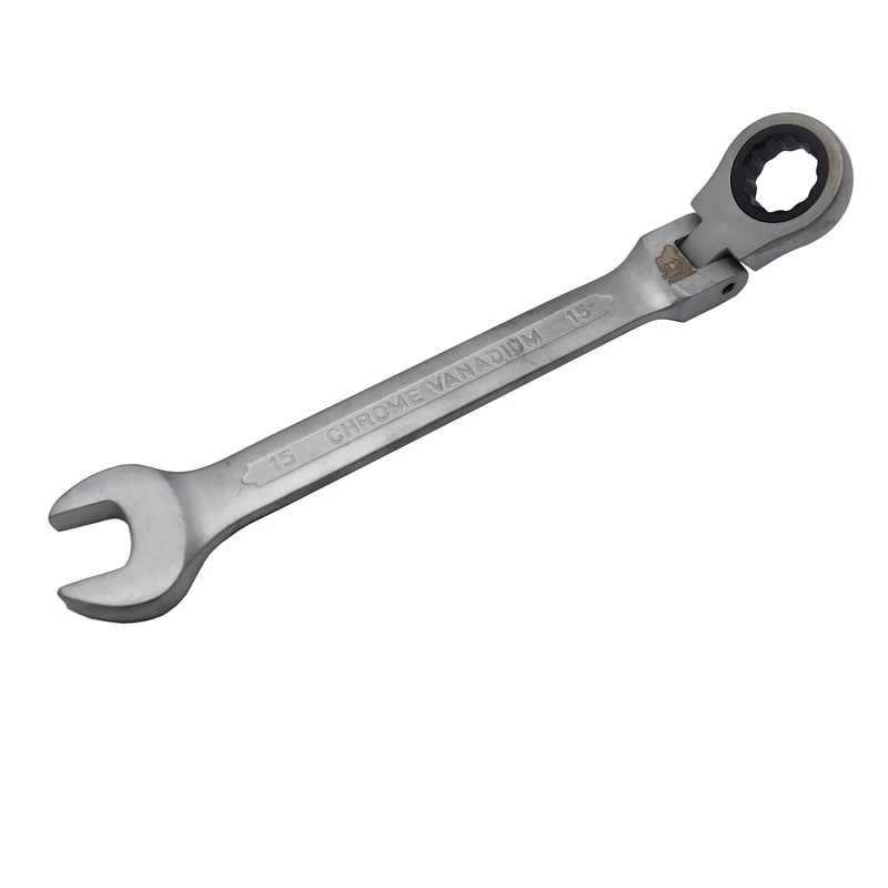 آچار یکسر تخت و یکسر جغجغه ای مدل گوریلا کد YP-TASHO-015MM سایز 15 میلیمتر