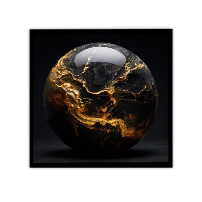 تابلو نوری بکلیت طرح گرافیکی ماربل مدل B-MID-19833