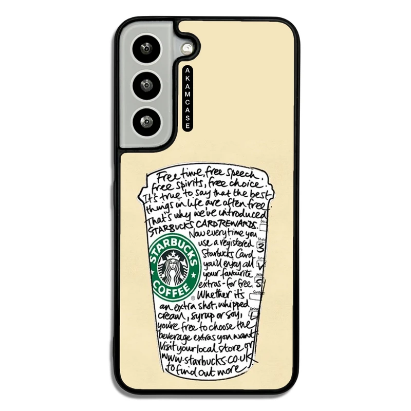 کاور آکام مدل AMCWSGS22-STARBUCKS14 مناسب برای گوشی موبایل سامسونگ Galaxy S22  