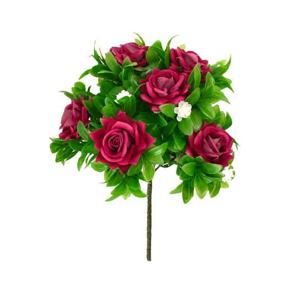 دسته گل مصنوعی مدل رز کد 411