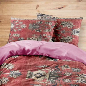 سرویس روتختی مدوپد طرح قالیچه بیجار مدرن گلدانی مدل C-bijar-M45 یک نفره 4 تکه