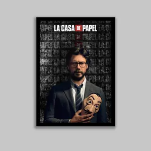 تابلو مدل پروفسور سریال خانه کاغذی Money Heist کد LA-G10623-2