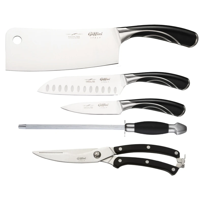 ست چاقو آشپزخانه 5 پارچه جی فی نی مدل 2102