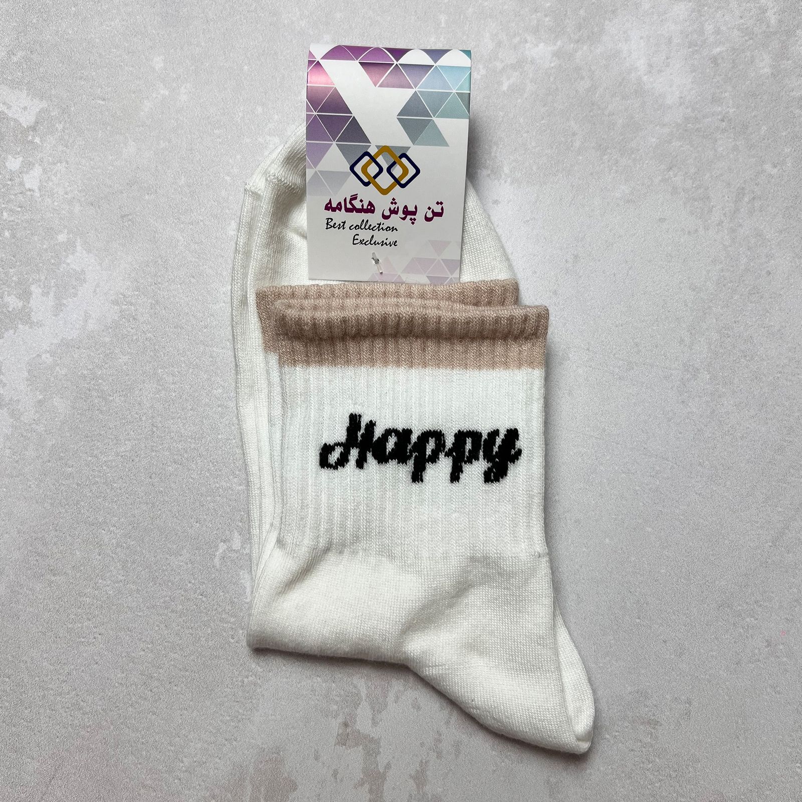 جوراب زنانه تن پوش هنگامه مدل کش اسپرت بسته 5 عددی -  - 6