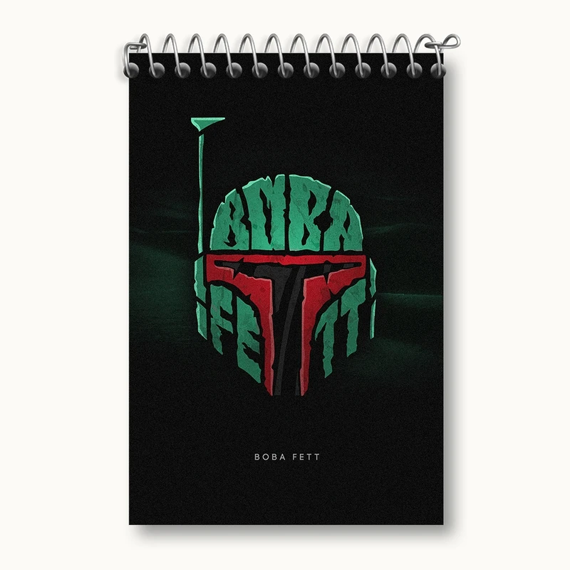 دفتر یادداشت 50 برگ خندالو مدل جنگ ستارگان (Star Wars) کد F193