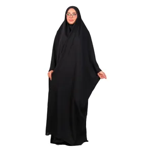 چادر دانشجویی نیکزاد مدل کرپ حریر ساده کد 1501