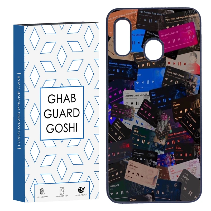 کاور قاب گارد گوشی طرح موزیک کد TPU-264 مناسب برای گوشی موبایل سامسونگ Galaxy A30 / A20