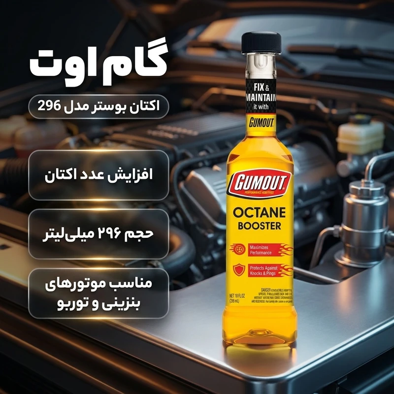عکس شماره 2 : اکتان بوستر گاموت مدل مدل 296 با حجم 296 میلی لیتر