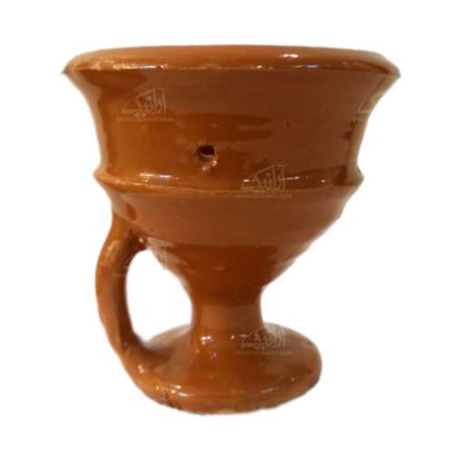 اسپند سوز سفالی‏ لعاب ساده‏  ‏‏رنگ ‏قهوه ای‏ مدل 1002300001