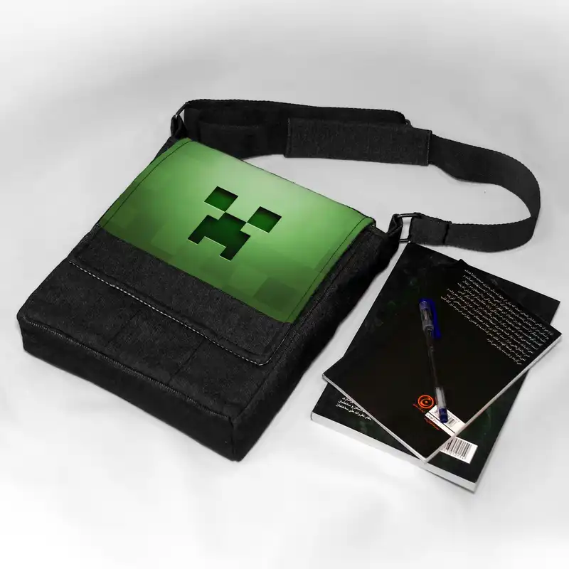 کیف رودوشی چی چاپ طرح بازی ماینکرافت