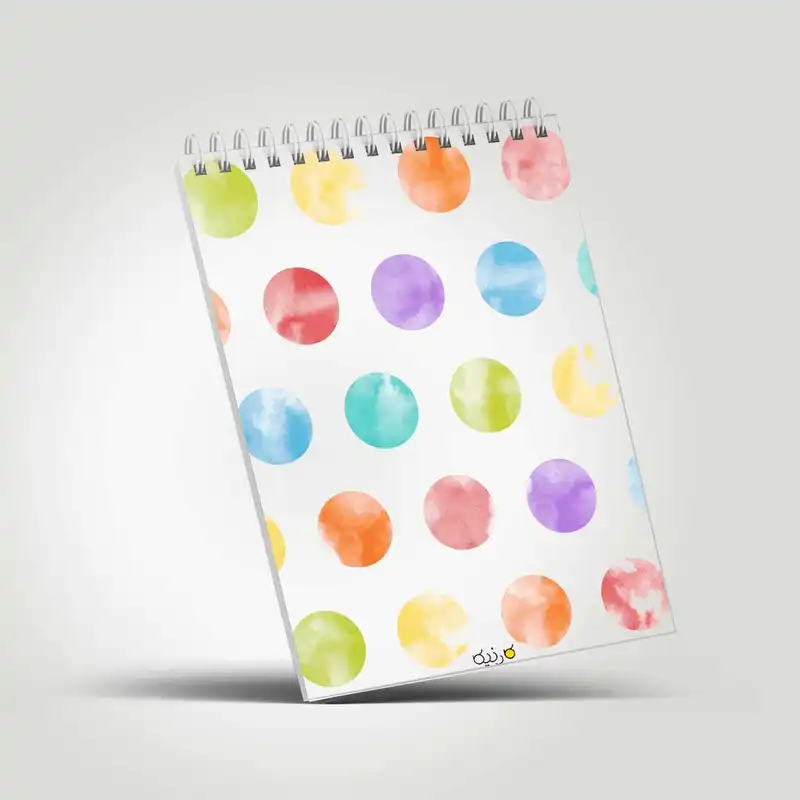 دفتر برنامه ریزی کارنیکا طرح گوی های رنگارنگ مدل پلنر روزانه کد COLORFULL BALLS 2