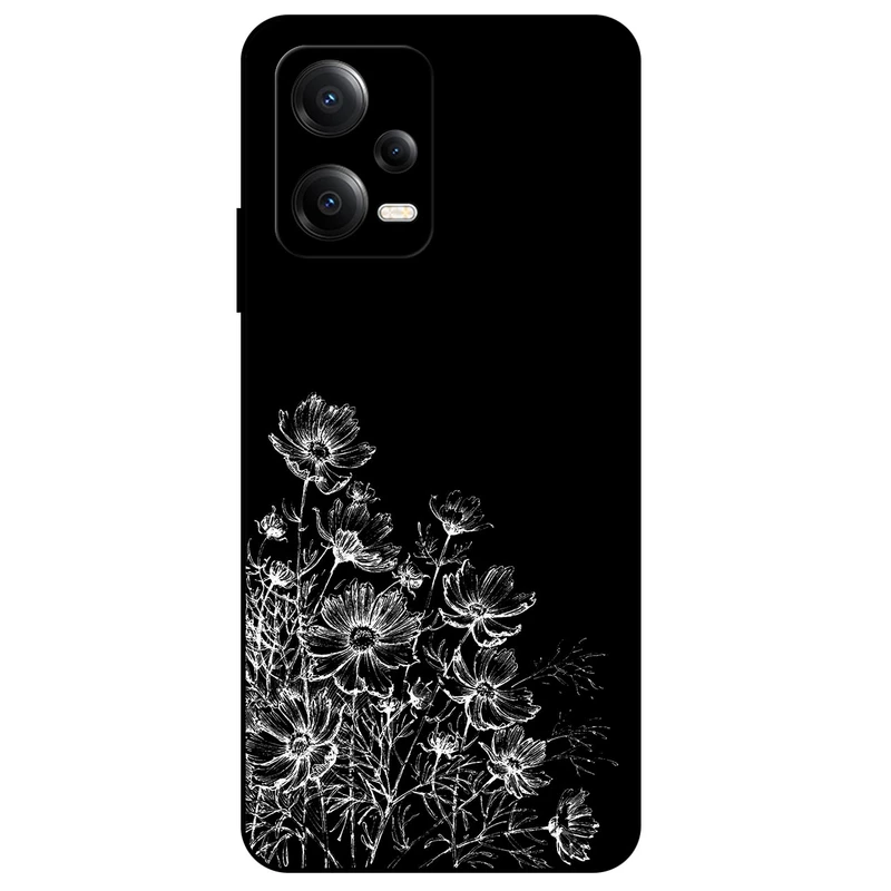 کاور مگافون طرح گل مدل 7274 مناسب برای گوشی موبایل شیائومی Poco X5 5G  