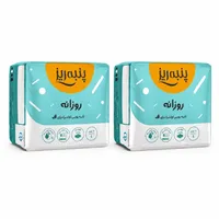 نوار بهداشتی بالدار نازک روز پنبه ریز مدل اولترادرای با جذب بالا سایز بزرگ دو بسته 10 عددی