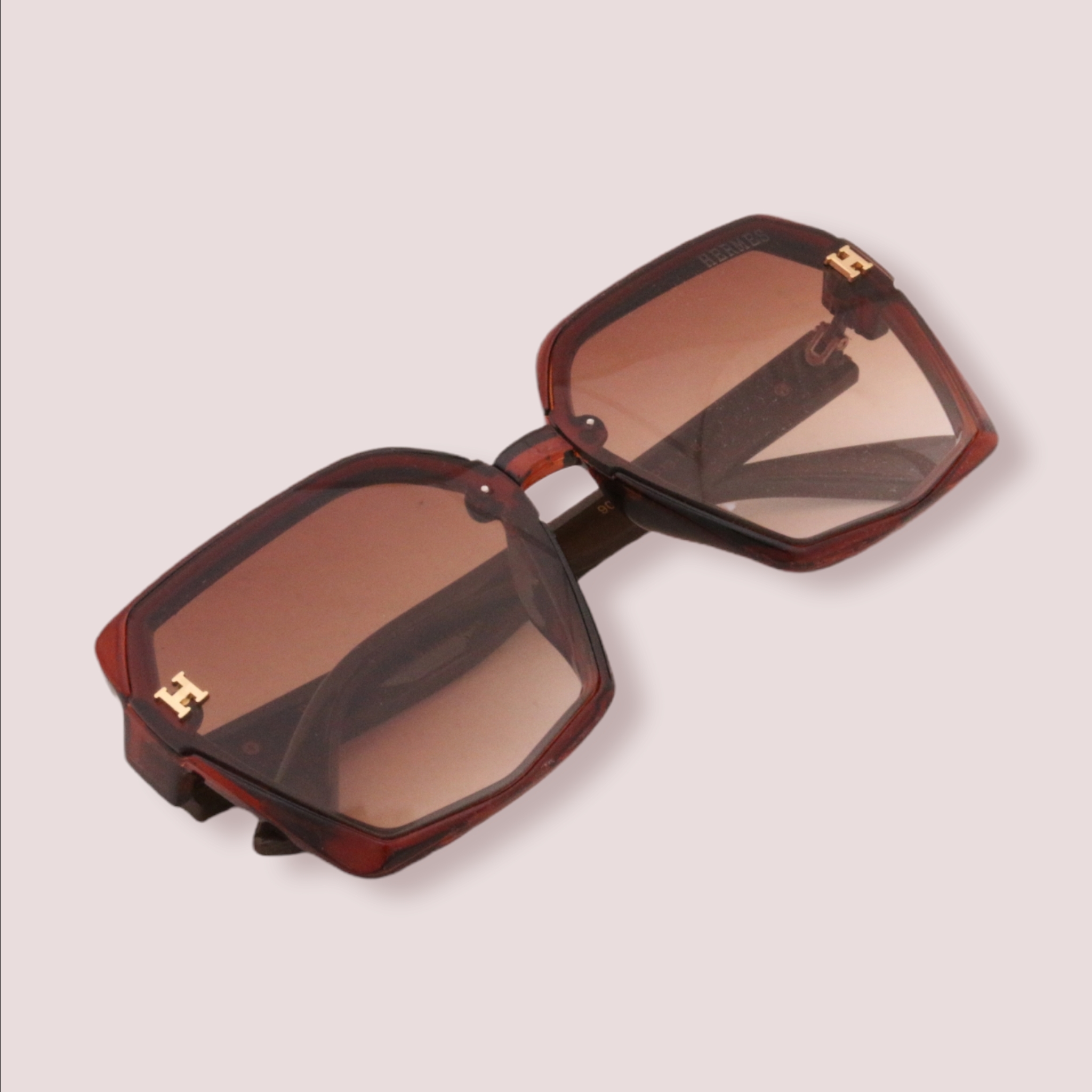 عینک آفتابی هرمس مدل 9056BNL Leather Edition -  - 10