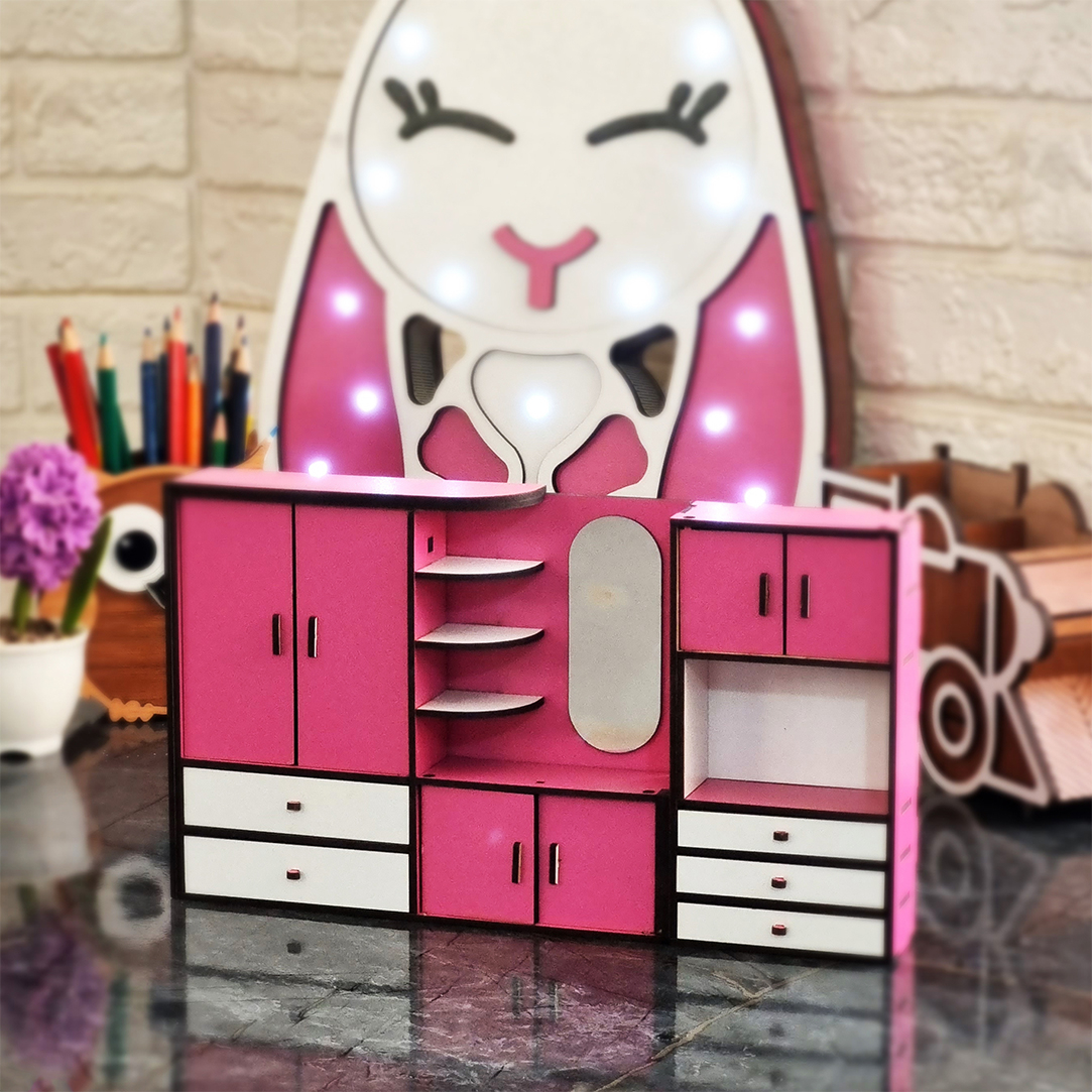 اسباب بازی رانزو گالری مدل کمد دیواری کد 084