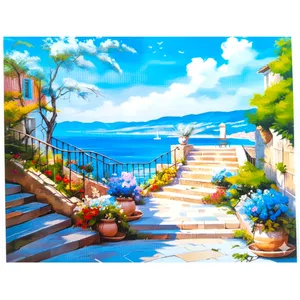 بازی آموزشی نقاشی الماسی مدل پلکان اقیانوس 