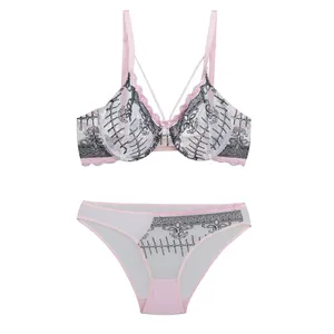 ست شورت و سوتین زنانه مدل شیشه ای کد 3-387