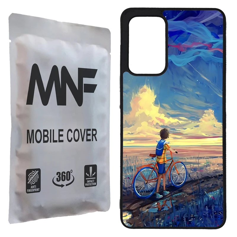 کاور ام ان اف طرح نقاشی دوچرخه کد P-062 مناسب برای گوشی موبایل سامسونگ Galaxy A72 / A72 5G