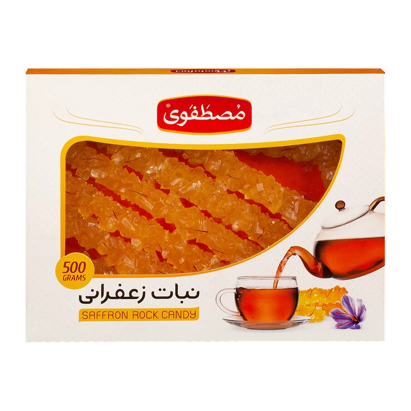 نبات زعفرانی مصطفوی - 500 گرم بسته 2 عددی