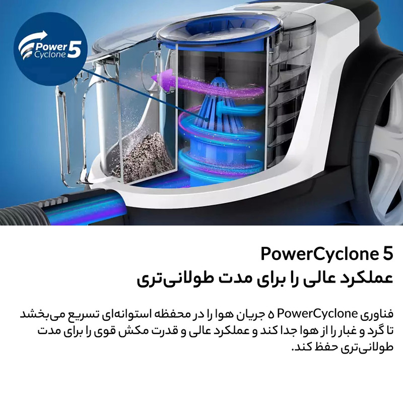 جاروبرقی 1800 وات فیلیپس مدل FC9350/01