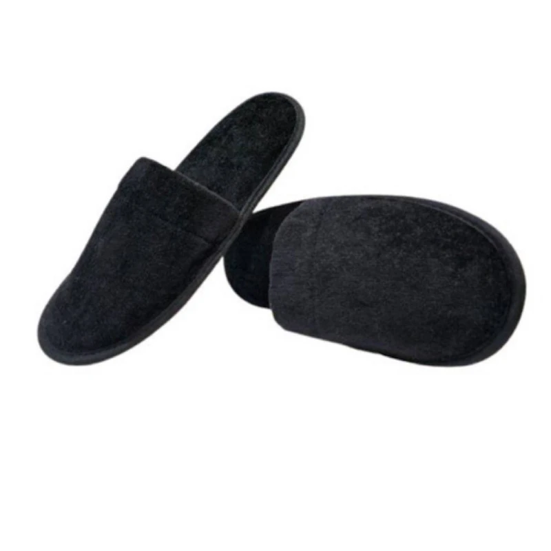 دمپایی حوله‌ای پودایران مدل جلو بسته 