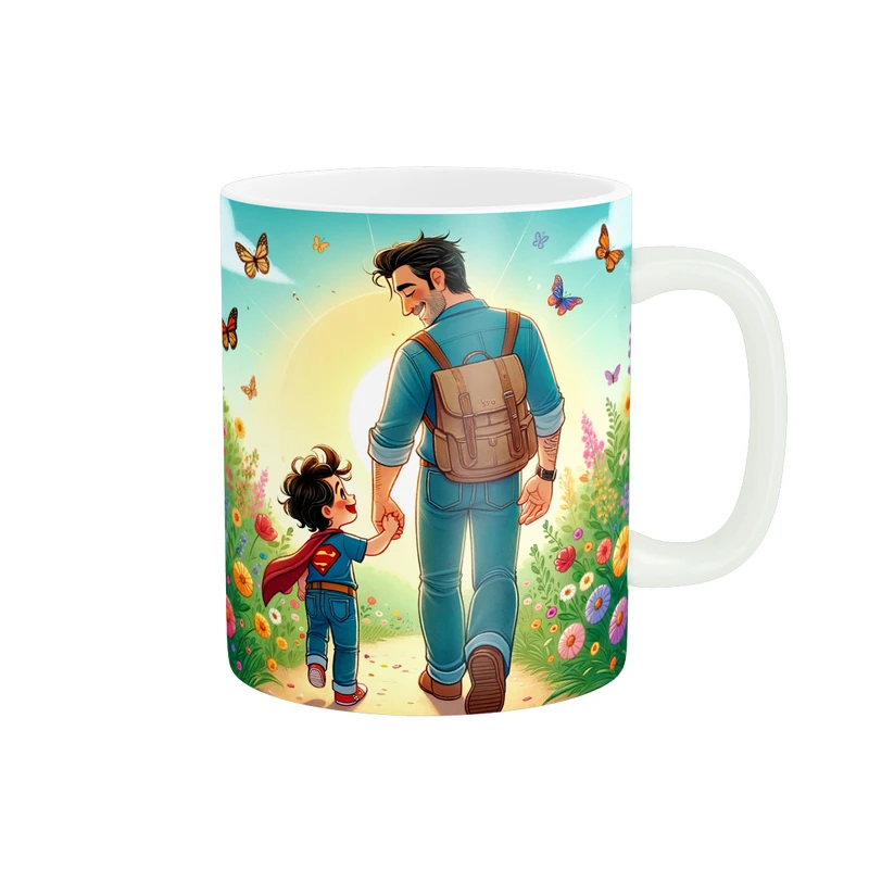 ماگ پادآفرین مدل روز پدر روز مرد همسر کد PM1348