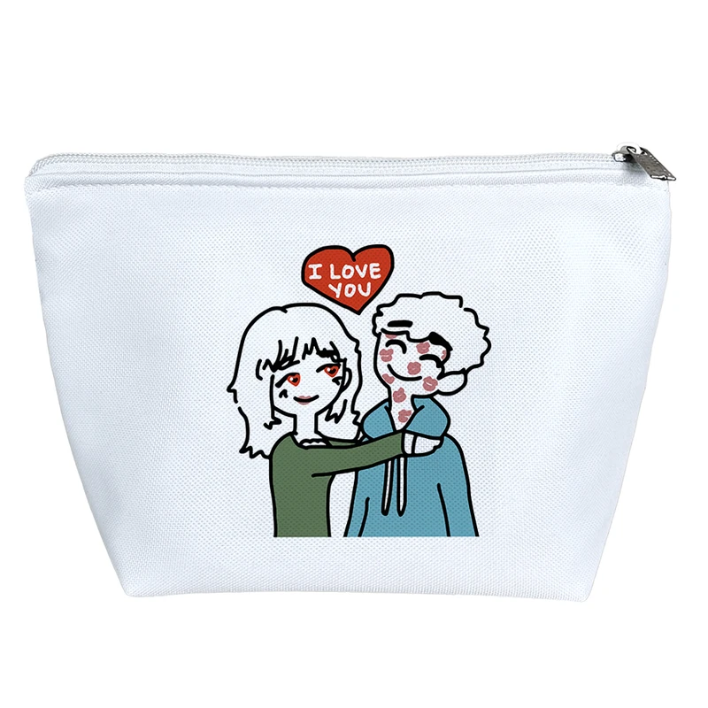 کیف لوازم آرایش دخترانه خندالو مدل دوست دارم کد 8344