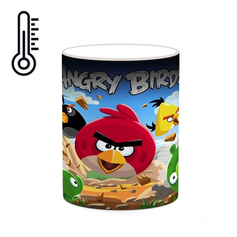 ماگ حرارتی کاکتی مدل بازی پرندگان خشمگین Angry Birds کد mgh27495