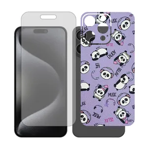 Glass Together model transparent screen protector Suitable for Apple iPhone 16 Pro Max mobile phone with back cover sticker