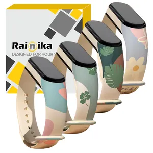 بند رینیکا مدل 7-CHYL4 MI مناسب برای مچ بند هوشمند شیائومی 7 Mi Band مجموعه 4 عددی