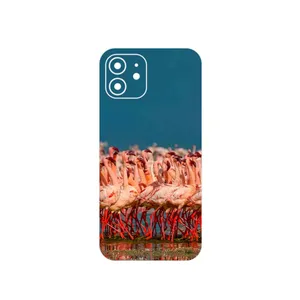 MAHOOT Flamingo Cover Sticker for Apple iPhone 12