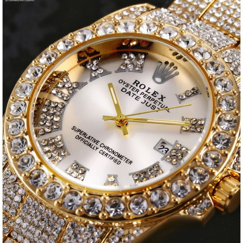 ساعت مچی عقربه‌ای مردانه  مدل دیت جاست فول نگین T