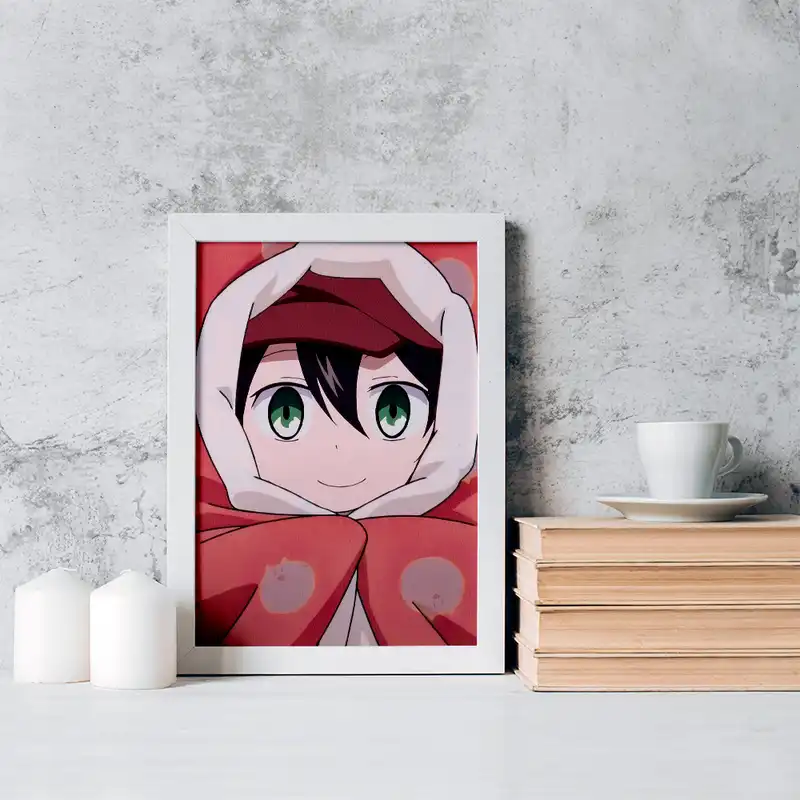 تابلو خندالو مدل رامپو سان انیمه سگ های ولگرد بانگو کد 15634