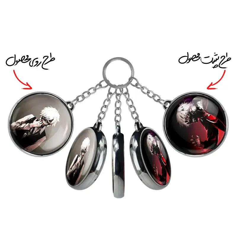 جاکلیدی خندالو طرح انیمه توکیو غول مدل دوطرفه کد 49014907