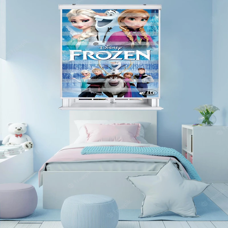 پرده زبرا زیو کد K3034 سایز 150X150 سانتی متر