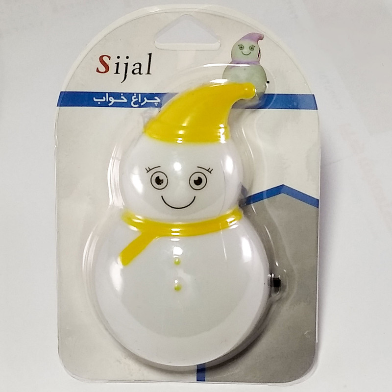 چراغ خواب کودک طرح آدم برفی کد 24