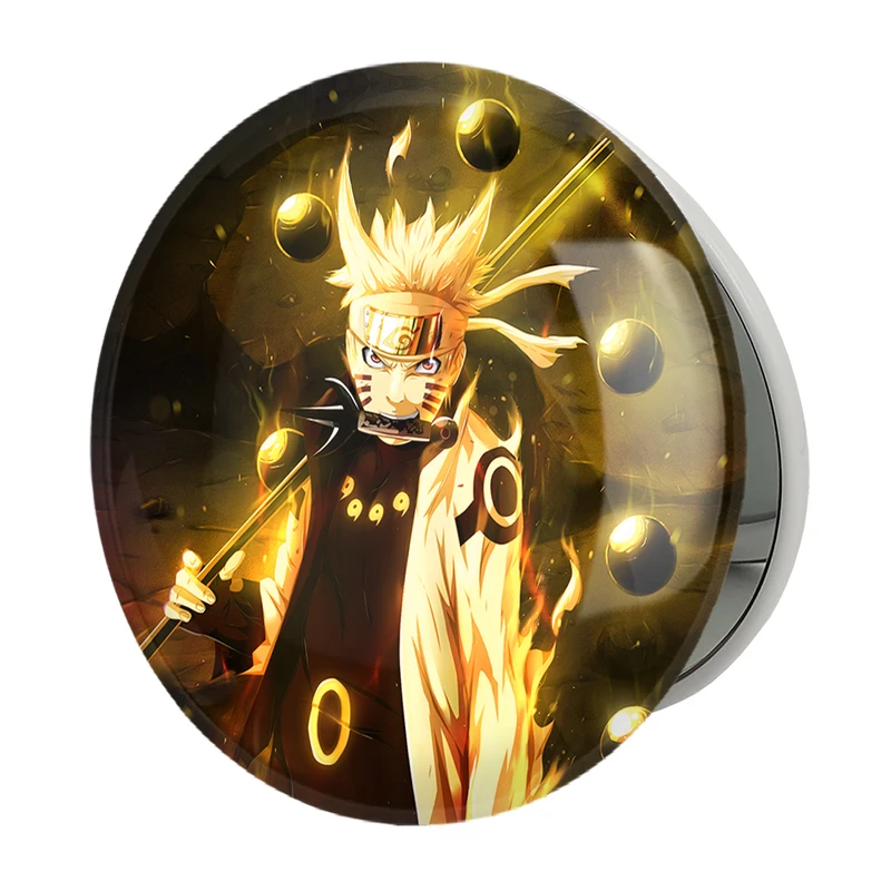 آینه جیبی خندالو طرح ناروتو و ساسکه انیمه ناروتو Naruto مدل تاشو کد 11255 