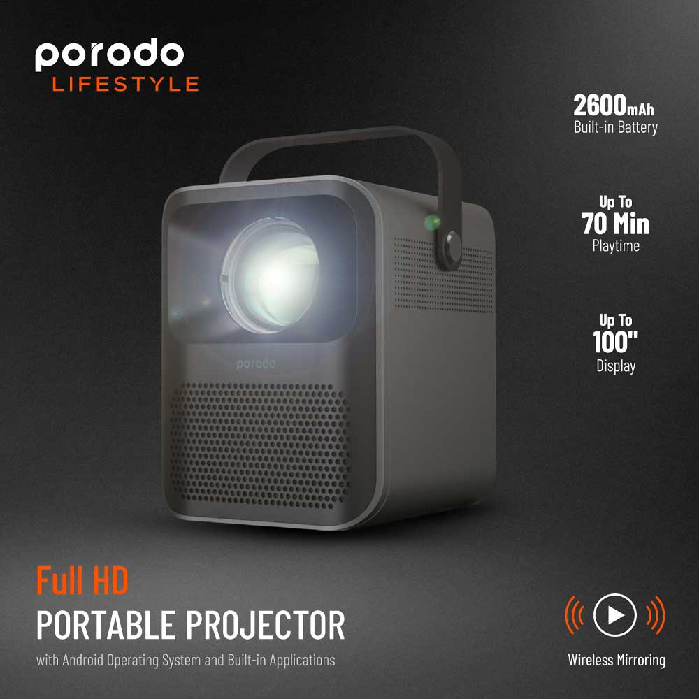 ویدئو پروژکتور پرودو مدل Portable PD-HDPRJAN ویدئو پروژکتور پرودو مدل Portable PD-HDPRJAN