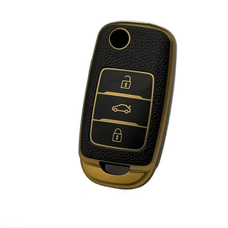 کاور ریموت و سوئیچ خودرو ام ار جی مدل 701 طرح چرمی مناسب برای چانگان CS35