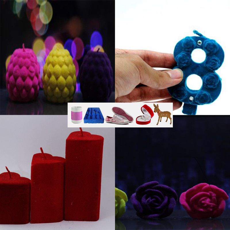 پودر مخمل مدلMS01 وزن 8 گرمی بسته 6 عددی