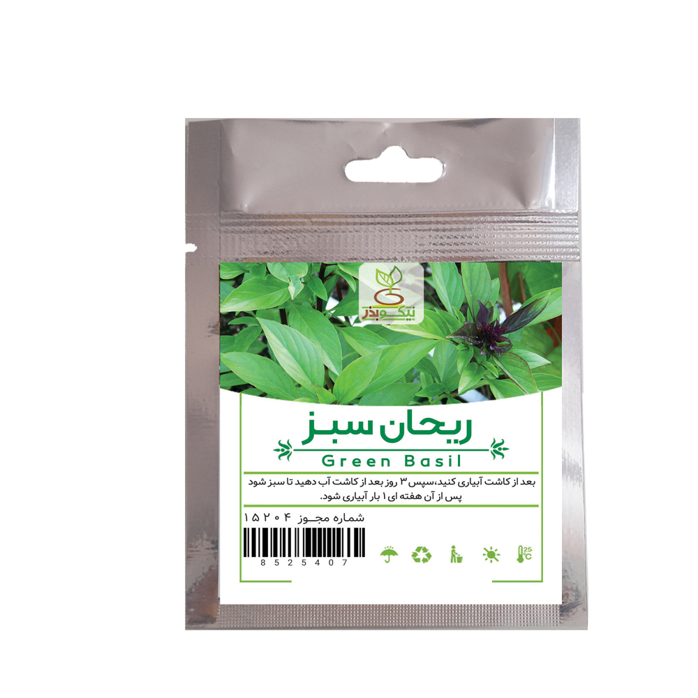 بذر ریحان سبز نیکوبذر کد 1776