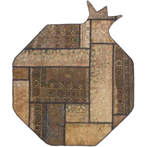 کلاژ فرش دستباف یک متری مدل انار  کد11780