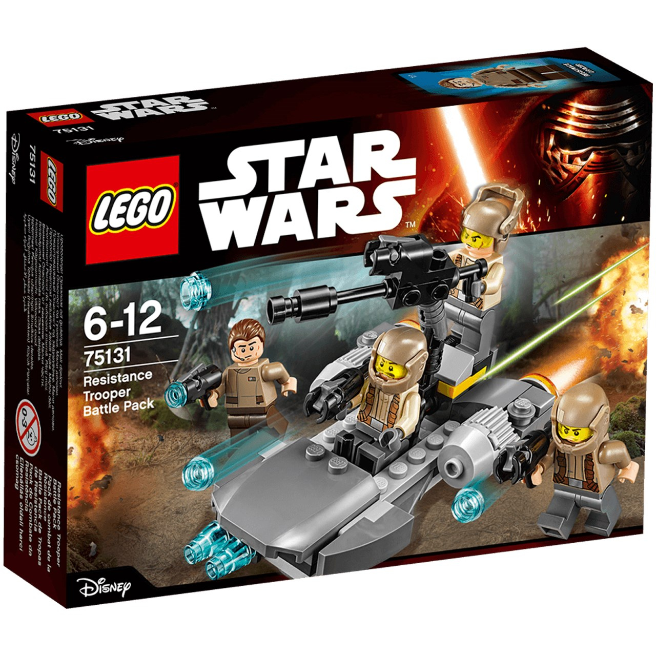 لگو سری Star Wars مدل Resistance Trooper Battle Pack 75131