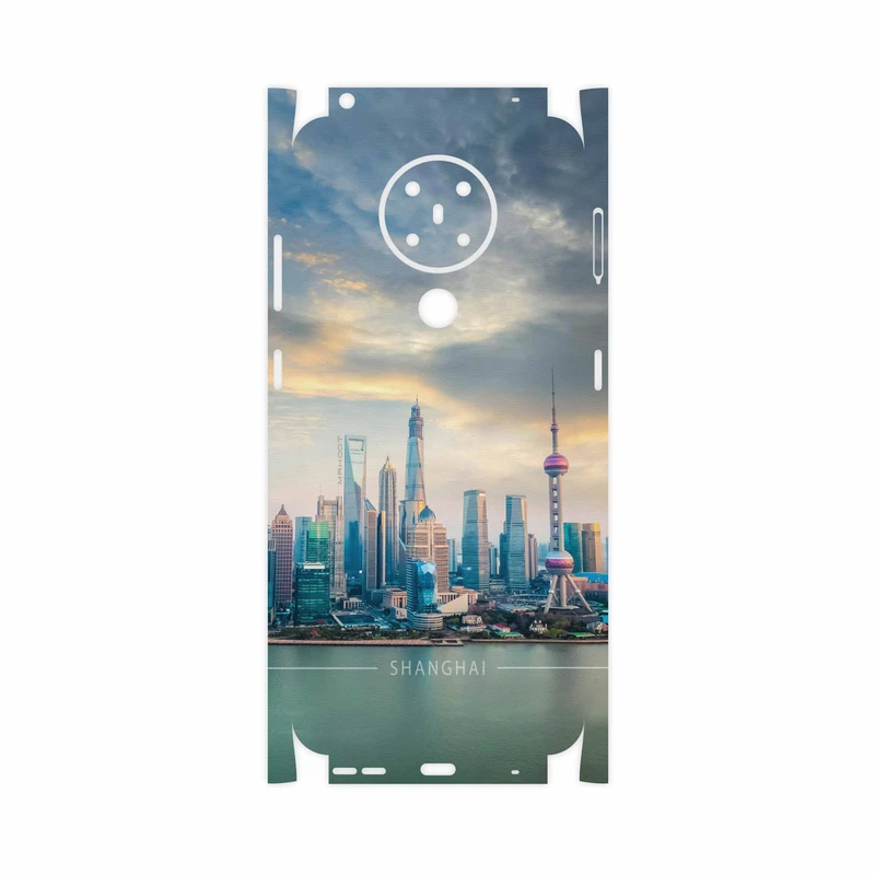 برچسب پوششی ماهوت مدل Shanghai-City-FullSkin مناسب برای گوشی موبایل نوکیا 5.3