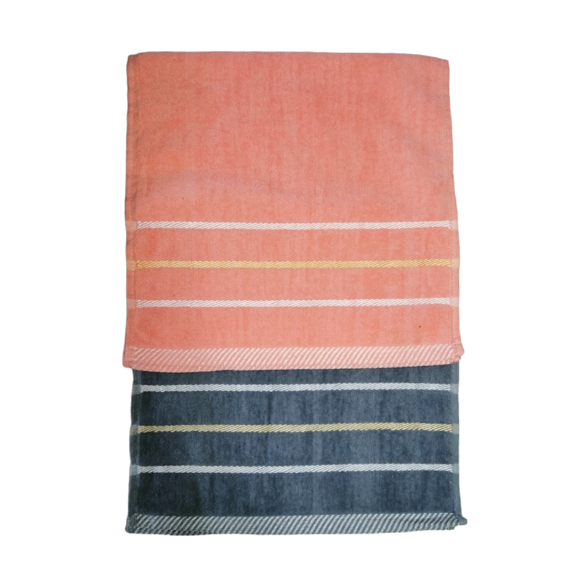 حوله دستی کد D117 سایز 35×70 سانتی متر مجموعه 2 عددی