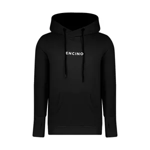 هودی مردانه ان سی نو مدل کانگورویی رنگ مشکی