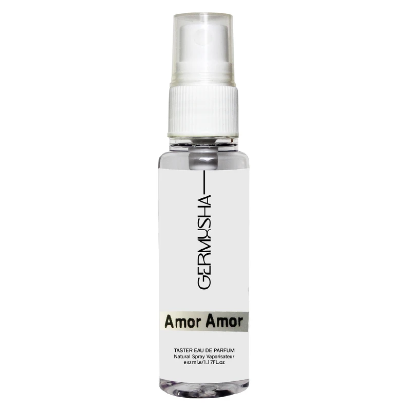 عطر جیبی زنانه گرموشا مدل کاشارل آمور آمور با رایحه شیرین حجم 32 میلی‌لیتر