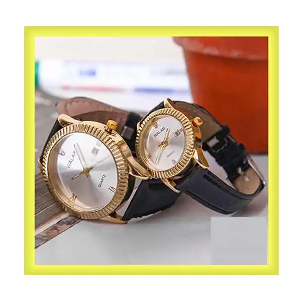 ست ساعت مچی عقربه ای زنانه و مردانه والار مدل jerius کد 2020