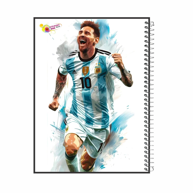 دفتر مشق 200 برگ گلبرگ مدل مسی کد 8355