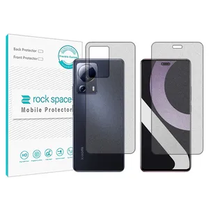 Matte Rockspace HyMTT screen protector suitable for the Xiaomi Civi 2 mobile phone along with the back of the phone